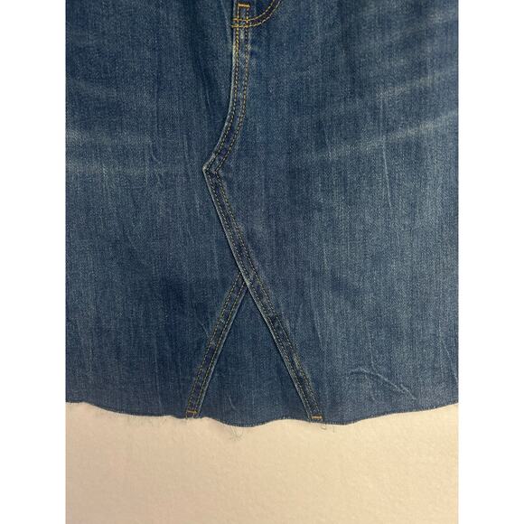 Woman's Western 90s Festival Denim Skirt - Casual Vintage‎ Size 4 - Picture 4 of 9